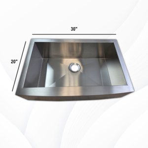 handmade farmhouse kitchen steel sink 21 inch, single bowl