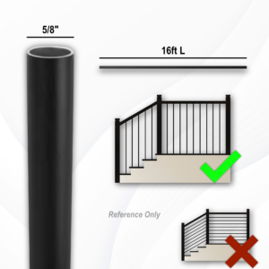 16' round balusters