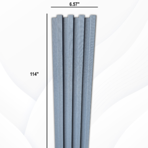 interior slat wall black