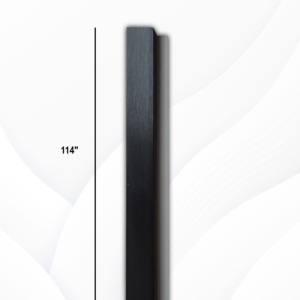 interior slat wall black