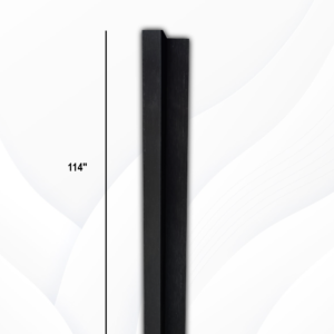 interior slat wall black